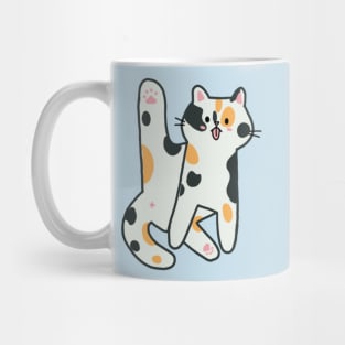 Calico Cat Licking Butt Mug